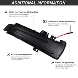 LED Dynamic Amber Side Mirror Turn Signal for Mercedes Benz LED Ambient Light iJDM