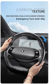 Carbon Fiber Wheel Cover for Changan CS75 Plus Car Interior Accessory Hocasen