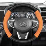 Breathable Carbon Fiber Steering Cover for Perodua