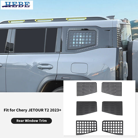 Aluminum Window Trim Plate for Chery T2 Traveler 2023+ Car Interior Accessory HEBE