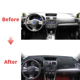 Custom Fit Plush Dashboard Cover Mat for Subaru Impreza Dashboard Mat CATUSIKI