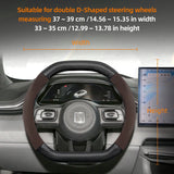 Zeekr Suede Carbon Fiber Steering Wheel Cover Trim