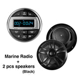 IPX5 Waterproof Marine Stereo with Bluetooth Universal