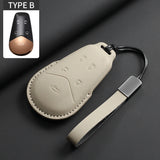 Leather Car Remote Key Case Cover For Voyah Dream PHEV 2024