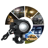 Universal Car Truck Motorcycle ATV Scooter LED Headlight Off Road Work Light Aluminum Alloy Driving Headlamp Auxiliary Spotli