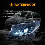 Mercedes Metris LED Matrix Headlights with Blue DRL Headlight Assembly Vland
