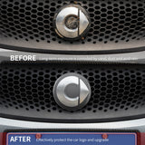 Transparent Grill Emblem Cover for Smart Fortwo 2015+ Car Interior Accessory GMUNI