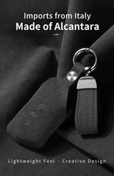 For Volkswagen Golf 8 MK8 ID.3 ID.4 ID.6 2020 2021 Formentor Tarraco Alcantara Car Key Case Cover Keychain Accessory Car Inte