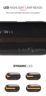 LED Side Marker Light for Smart Fortwo 2009-2019