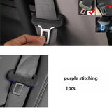 Suede Seat Belt Buckle Protector Cover Universal Fit