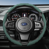 Breathable Leather Steering Wheel Cover for Subaru