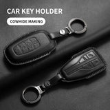 Leather Car Key Case Cover Shell Fob For Hongqi Car Accessory OEM