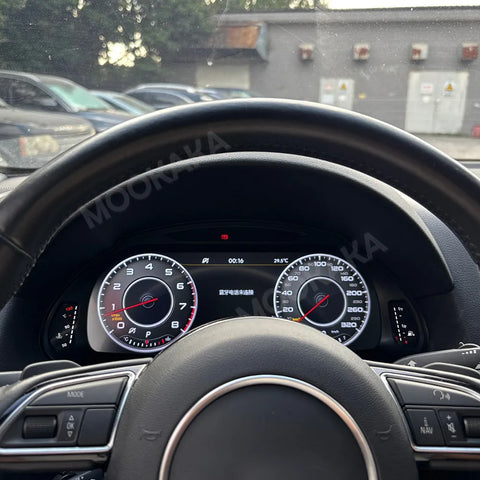 Digital Virtual Cockpit Cluster for Audi Q5 2009–2018 Android Head Unit Aotsr no Carplay Eight Core