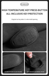 Suede Car Key Case Cover For Hongqi H5 2021 2022 2023 Car Key Shell Accessories For Hongqi H5