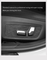 For BMW G20 G28 I3 (2020-) Made of Alcantara Seat Adjustment Buttons Panel Protection Trim Sticker Car Interior Tuning Access