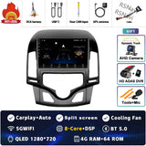 2K QLED Android 15 Multimedia Player for Hyundai i30 2007-2013
