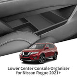 SMABEE for Nissan Rogue/X-trail T33 2021-2026 Center Control Lower Layer Storage Box Car Interior Accessory Smabee