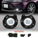 Fog Light Assembly LED DRL for Toyota Corolla AXIO 2015
