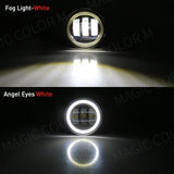 LED Angel Eye Fog Light for Ford Focus Fiesta