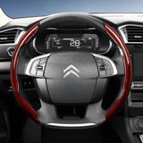 Durable Carbon Fiber Steering Cover for Citroen C4 X
