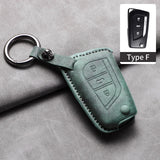 Sheep Suede Car Key Case Cover Shell for Various Toyota Models