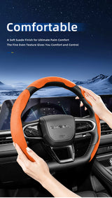 Sports Suede Steering Wheel Cover for Chery Omoda Tiggo