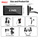 Motorcycle GPS Monitor Wireless CarPlay & TPMS