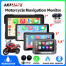 Motorcycle GPS Monitor Wireless CarPlay & TPMS
