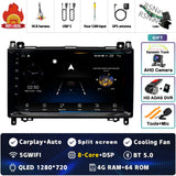 Android 15 QLED Multimedia Stereo for Mercedes-Benz 2004–2012