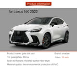 Lexus NX 300 350h 450h 2021-2024 Anti-Slip Rubber Gate Slot Mat Accessories Cup Holders Non-slip Pads Car Interior Accessory