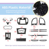 Carbon Fiber Trim Kit for Chrysler 300C 2015-2026 Car Interior Accessory HEBE