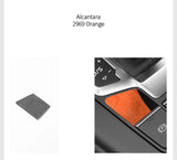For Audi A5 F5 A4 S4 S5 B9 Sport 2016+ Handbrake Button Knob Trim Sticker Car Interior Accessories Made of Alcantara Car supplie