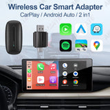 2in1 Wireless CarPlay Dongle Type-C USB Converter