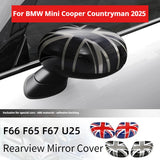 BMW Mini Cooper Countryman 2025 Rearview Mirror Cover F66 F65 F67 U25 Car Side Wing Mirror Shell Exterior Accessories Car Int