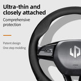 Breathable Leather Steering Wheel Cover for Leapmotors Car Interior Accessory Hocasen