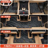 For Leopard 8 BYD Formula Leopard 8 Car Full Carpet Floor Mats Double Layer Waterproof Soft Fleece Foot Mat Interior