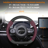 Steering Wheel Cover Carbon Fiber Texture BYD Seal