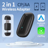 Wireless CarPlay Adapter 2in1 for VW/Audi/Toyota CarPlay Adapter AKAMATE