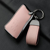 5 Button Metal and Leather Car Key Case Cover For Lexus LM350h LM500H