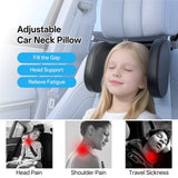 Multifunctional Car Headrest Neck Support with Hidden Hanger, 180° Rotation Universal Car Interior Accessory Car Interior Acc