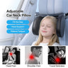 Ergonomic Car Side Sleep Pillow, Durable PVC Leather Memory Foam Headrest Pillow, All-Season Comfort Pillow for Travel Napping