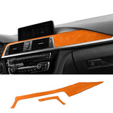 Suede for BMW F30 F32 F34 center console dashboard trim sticker Car Interior Trim OEM
