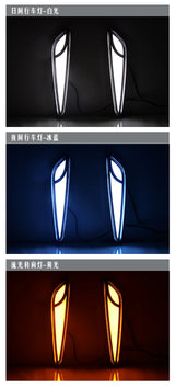For BYD Seagull Atto 1 Dolphin Mini Surf 2024 Daytime Running Light Streamer Turn Signal Lamp Front Fog Light Car LED Lightin