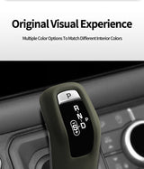 Original Leather Center Gear Shift Knob Cover For Land Rover Lever Shifter Boot Anti Scratch Car Performance Interior Accesso