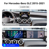 24.6-Inch Passenger Co-Pilot Screen for Mercedes Benz GLC 2015-2021 Android Head Unit Aotsr