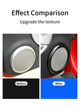 3D Door Speaker Trim Ring Set for Mini Cooper Car Interior Accessory GMUNI