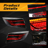 Tail Light Assembly Dynamic Signal for Toyota Vios 2014-2018 Car Interior Accessory MAGIC COLORM