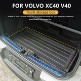 Waterproof Trunk Organizer for Volvo XC40 C40 Car Interior Accessory LINGLUYANG XC40