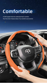 Split Suede Steering Wheel Cover for Ram 1500 2500 3500