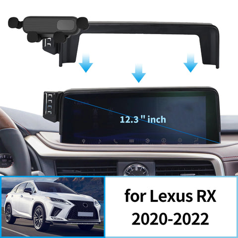 Smart Wireless Charging Phone Mount for Lexus RX 2020–2022 Car Phone Holder OEM